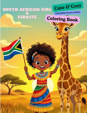 south-african-girl-and-giraffe-coloring-book