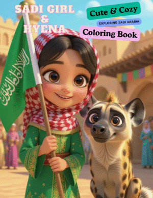 sadi-girl-and-hyena-coloring-book