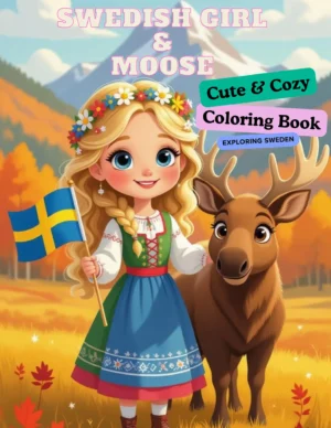 swedish-girl-and-moose-coloring-book